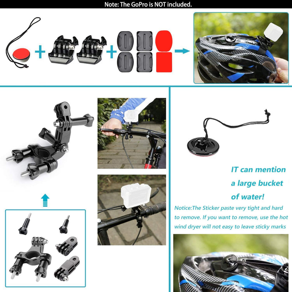 50 in 1 Action Camera Accessory Kit, Compatible with Most Action Cameras Including Latest Models