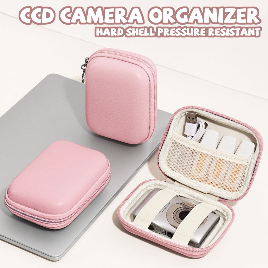 Digital Camera Case Compatible with CAMKORY/for KODAK PixPro FZ45/55 /for Lecran/for VAHOIALD FHD 1080P/for Nsoela, Small (Pink)